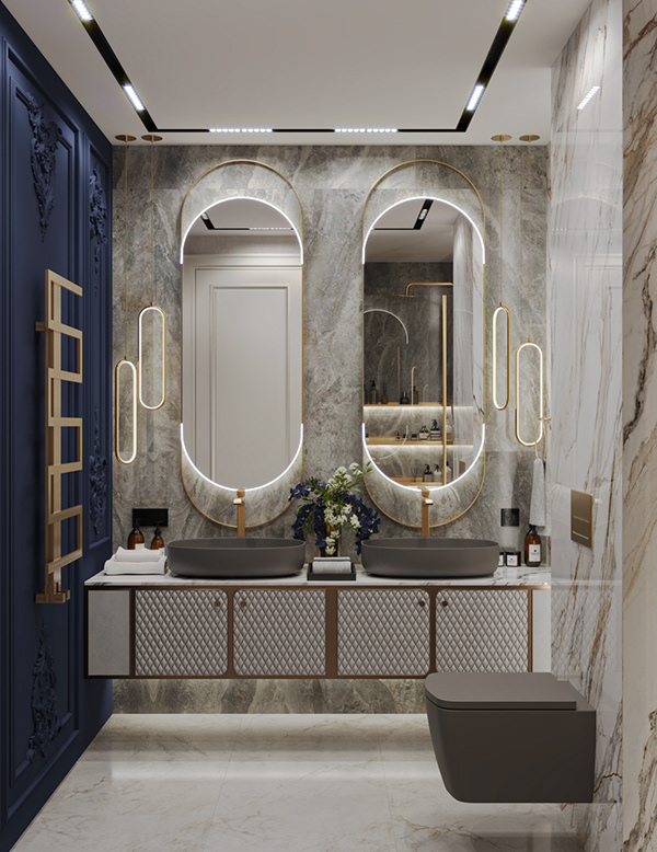 Neoclassic apartment design-33