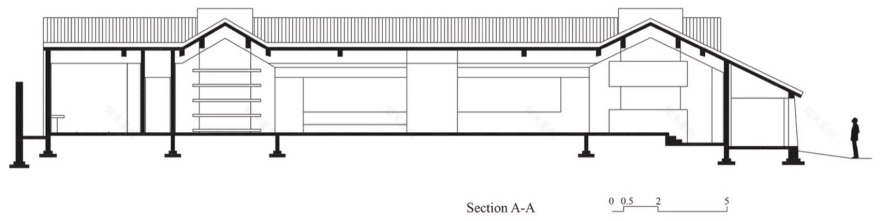 十字交叉之家 – 一朵屋面下的安顿与穿梭丨中国北京丨察社办公室-129