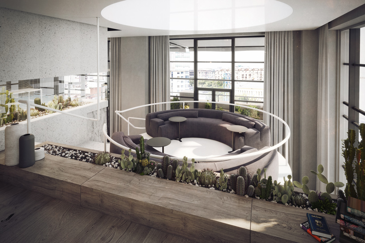 Пентхаус на Белорусской（白俄罗斯大街顶层公寓）丨俄罗斯莫斯科丨Megabudka（建筑事务所）-28