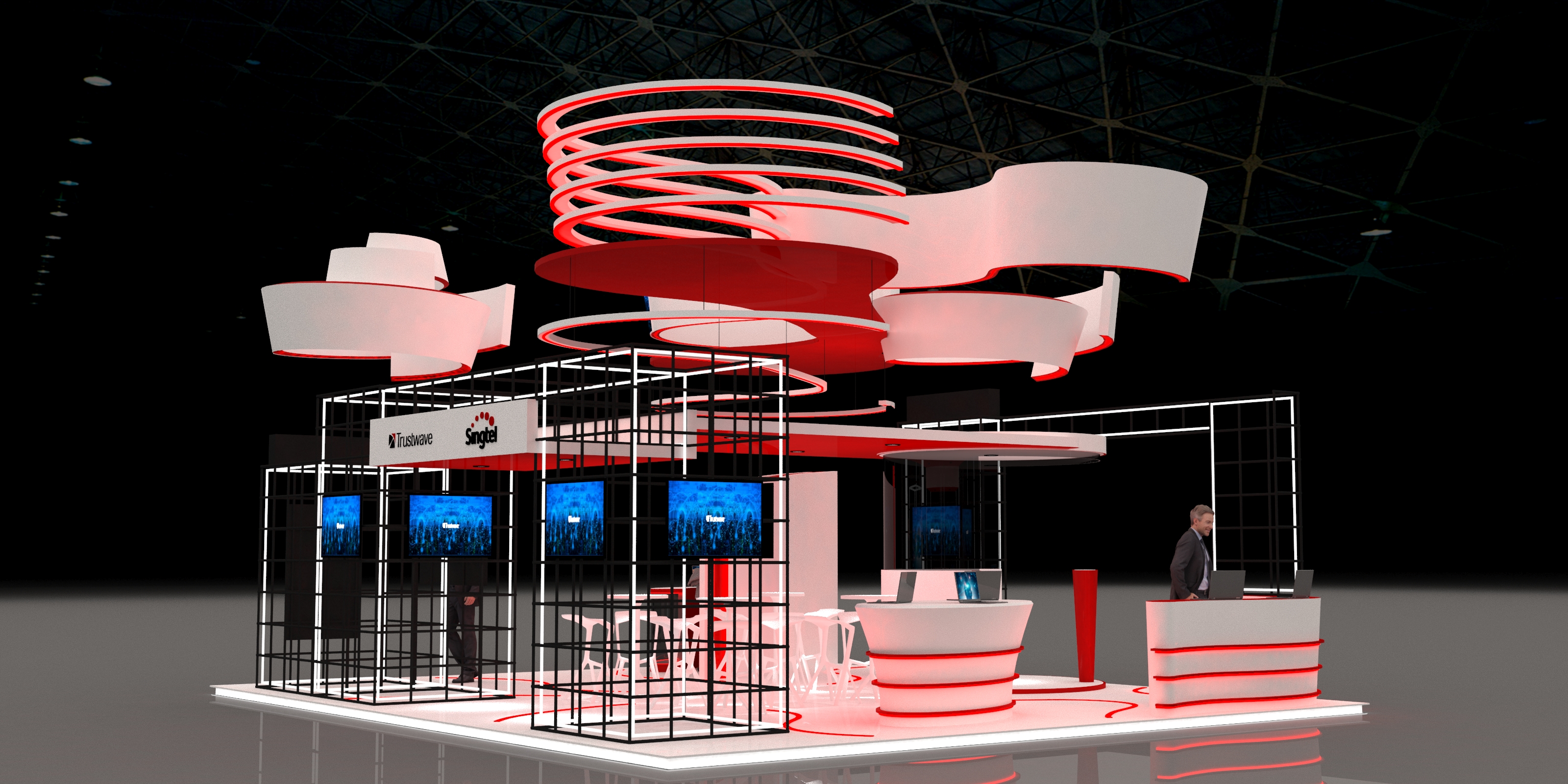 Singtel / Trustwave Booth-3