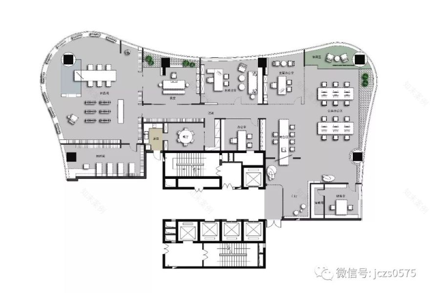 柯桥名光纺织贸易公司办公室 | 清新时尚的工作环境-20