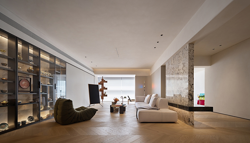 私宅原木风|素简·治愈丨中国深圳丨鸿艺源设计,例外软装设计-10