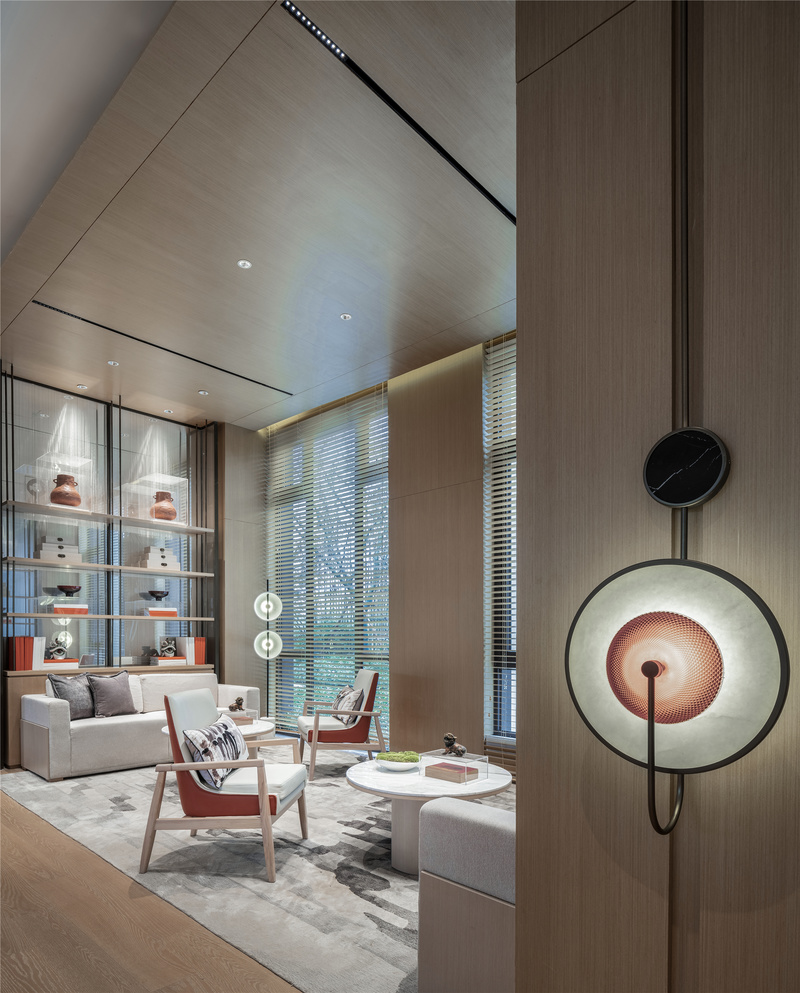 漯河熙河云著售楼处 | 融入地方文化元素的当代东方设计-23