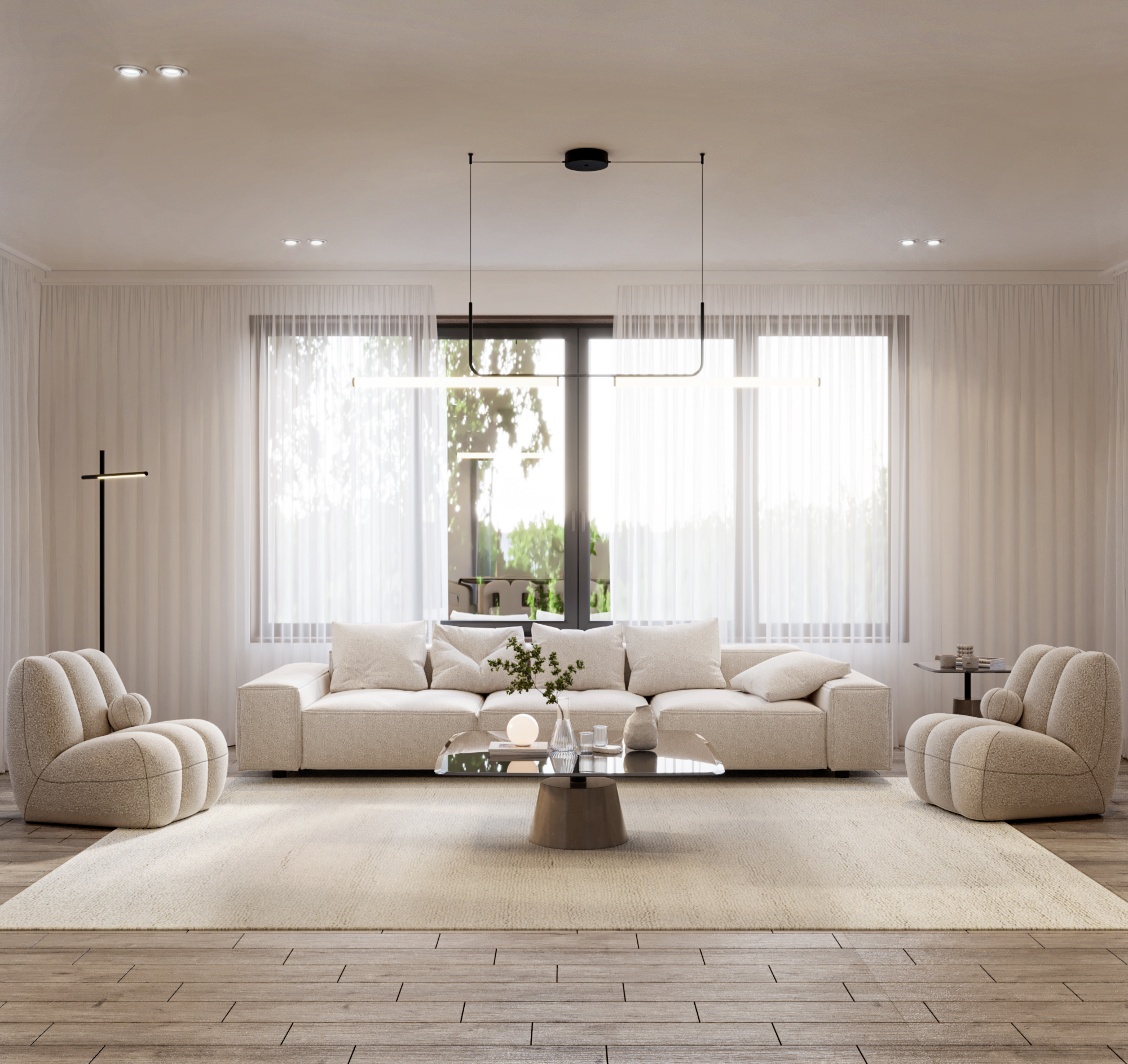 Main Floor Minimal Design（现代简约首层设计）丨美国丨Nourhan Azzaz-8