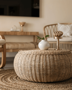 RECEPTION OPEN SPACE JAPANDI BOHO STYLE