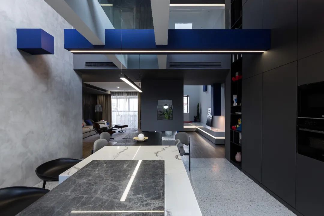 魔都顶层复式,重构精致质感-25