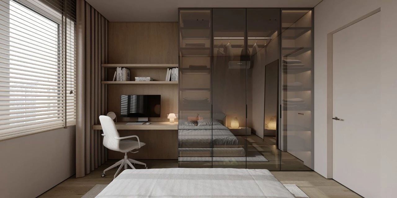 原木系奶油风空间设计-34