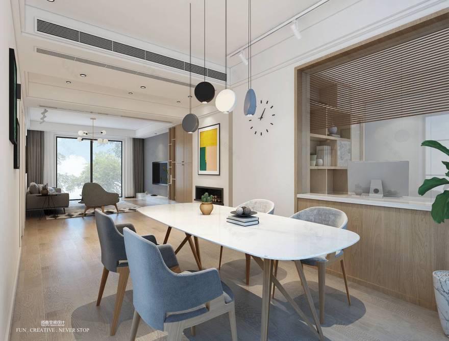 北欧风情的和泰城 125㎡小清新之家-17