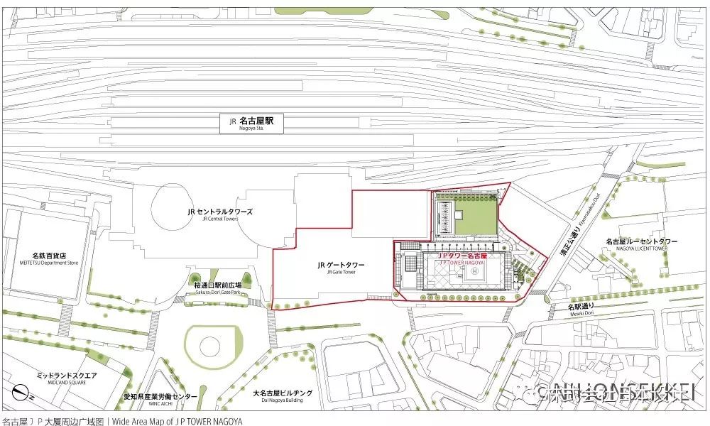 名古屋 JP 大厦 | 连接过去与未来的绿色地标-17