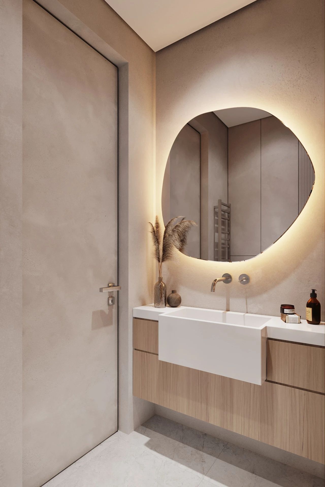 88㎡现代简约家居,原木与灰色打造温馨时尚空间-22