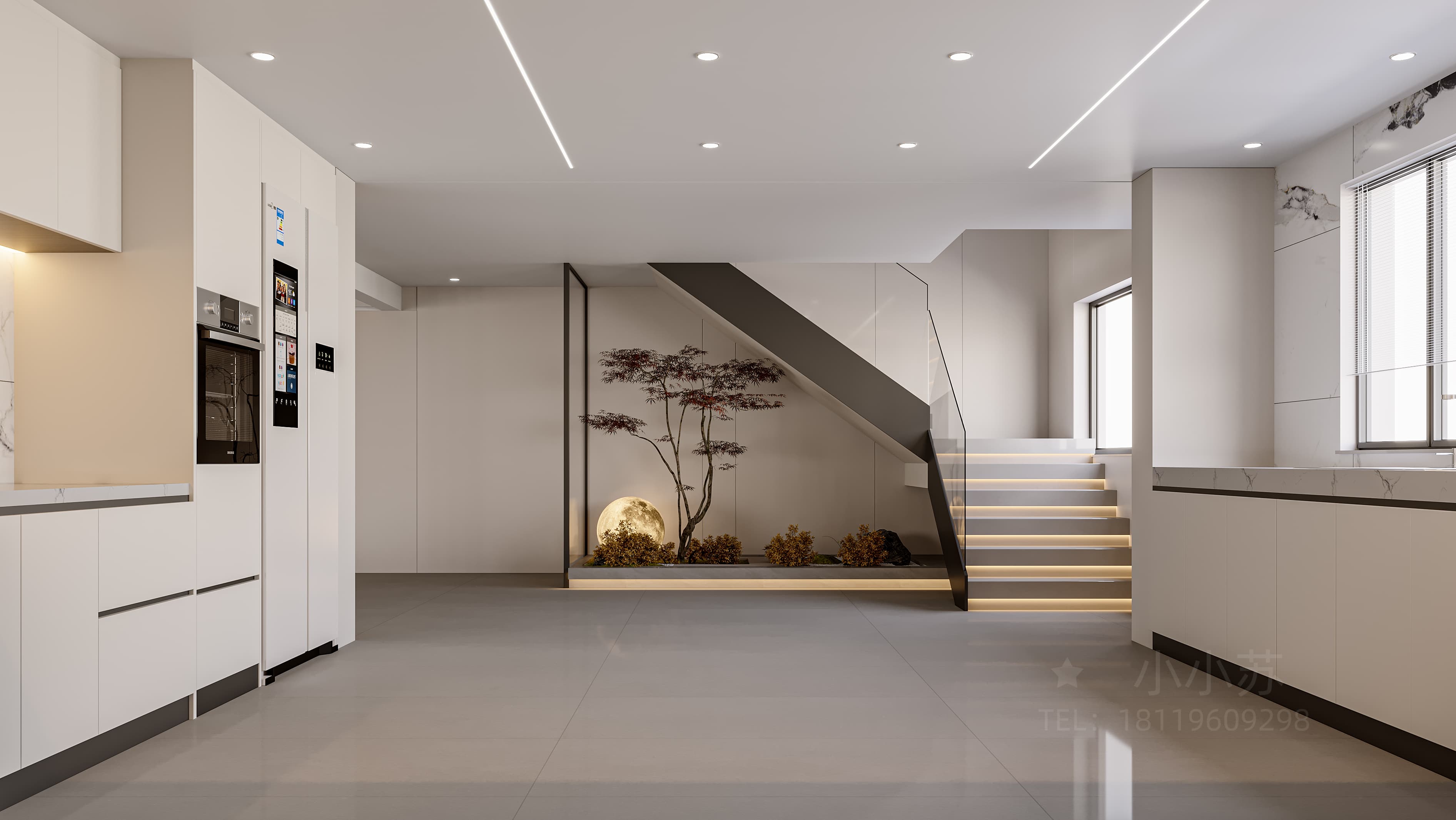 现代简约丨自建别墅-3