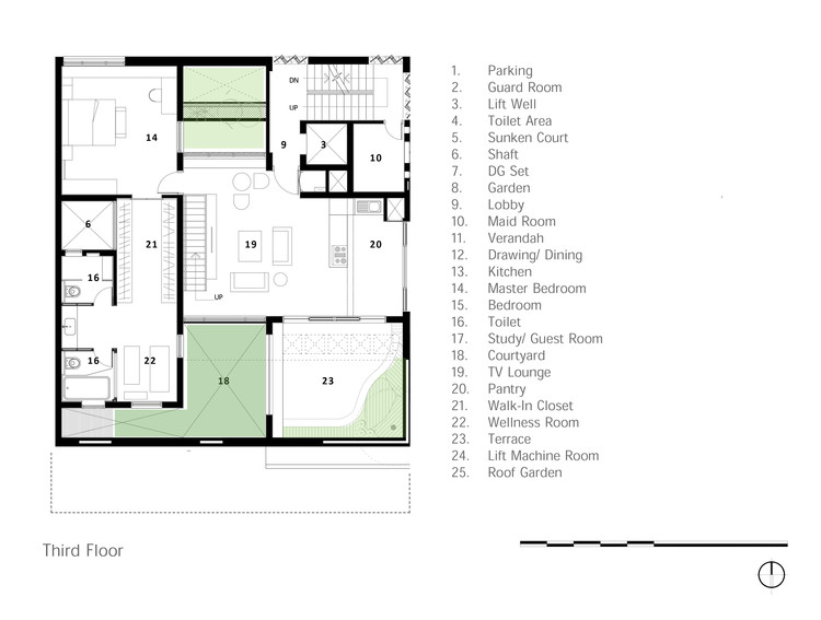 砖墙面纱 · 新德里拥挤社区中的宁静绿洲-46