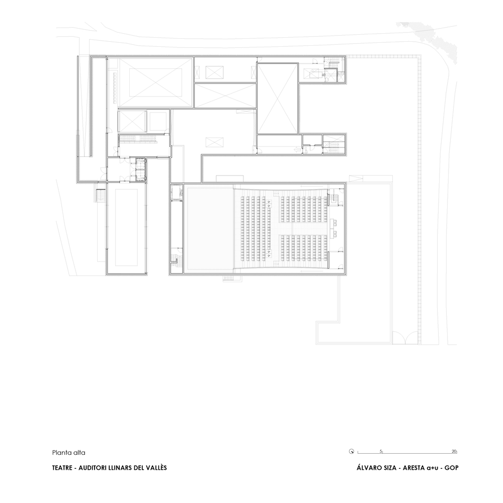 嵌于森林的音乐殿堂——西班牙 Llinars del Vallès 礼堂剧院设计-66