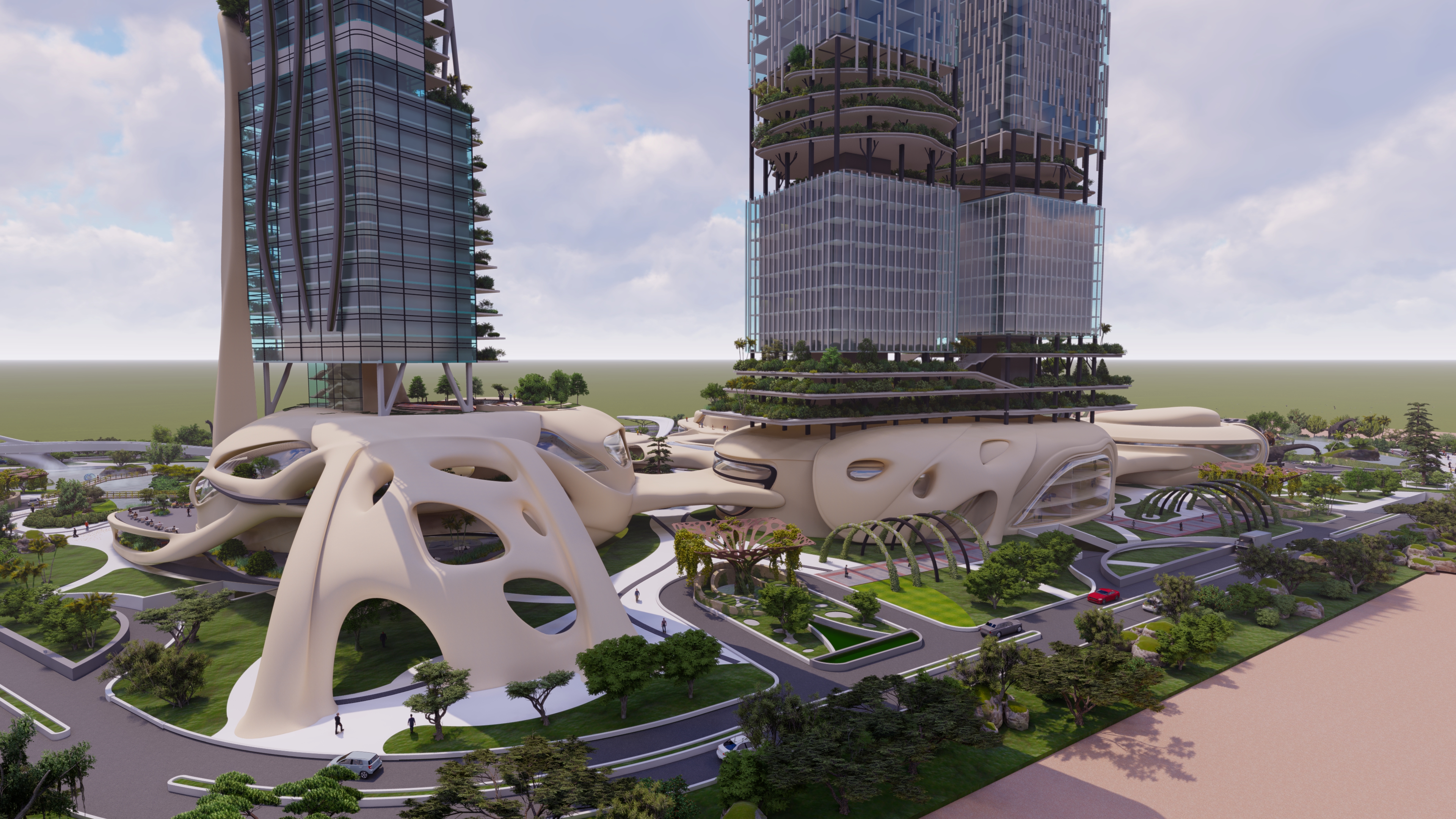 Cultural Forest Dinosaur Mixed use center-7