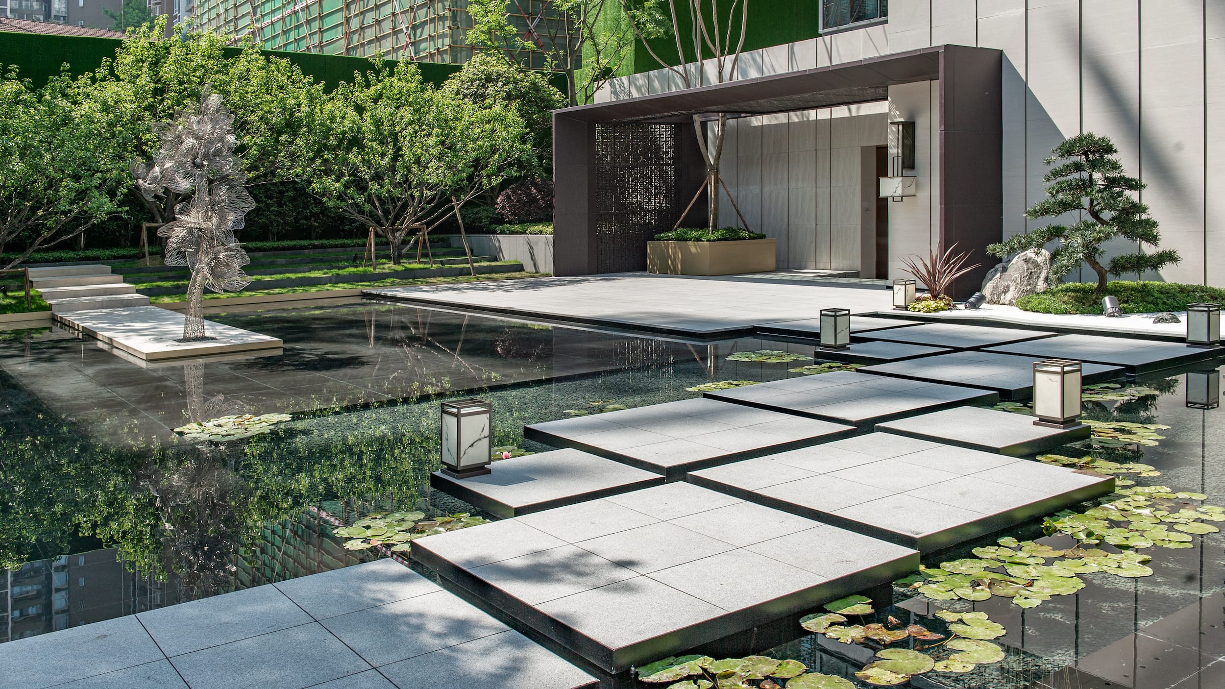 国宾壹号院后院 ONE CENTRAL MANSION backyard-Y-anstudio / XUEER 雪尔空间摄影-1