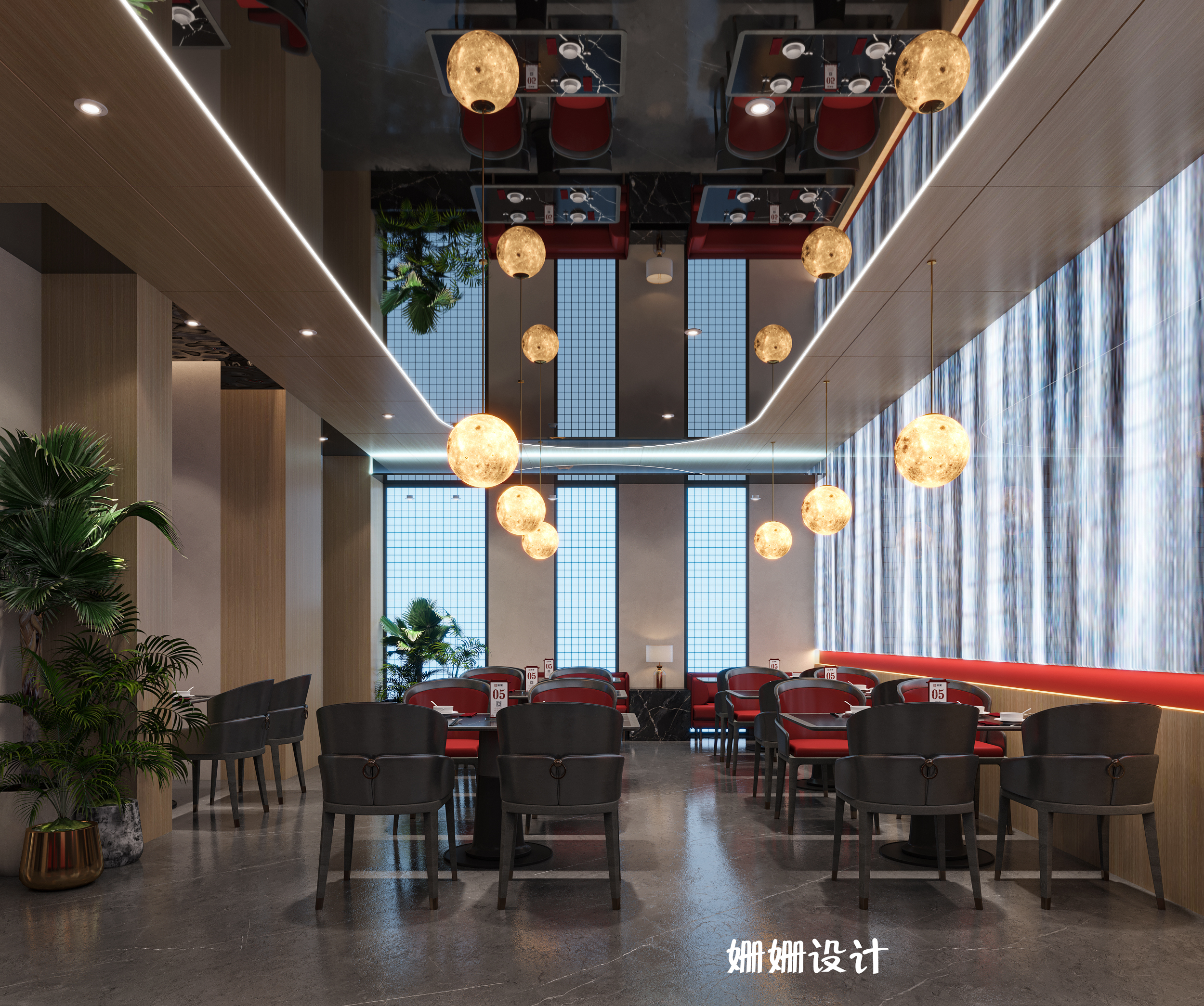 银鲨海鲜百汇自助餐厅--餐饮空间-1