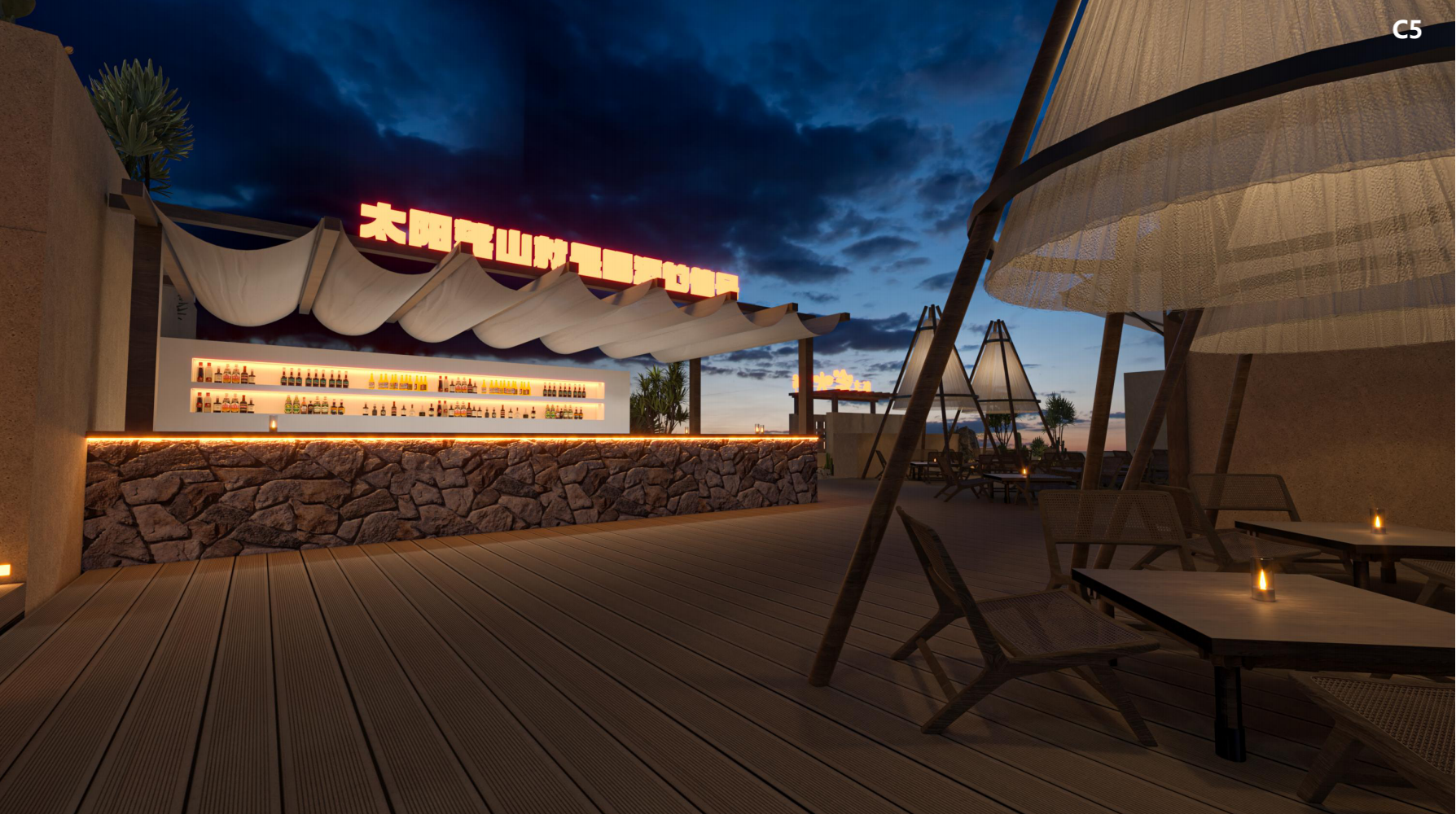 露天营地烧烤店新沙烧烤-8