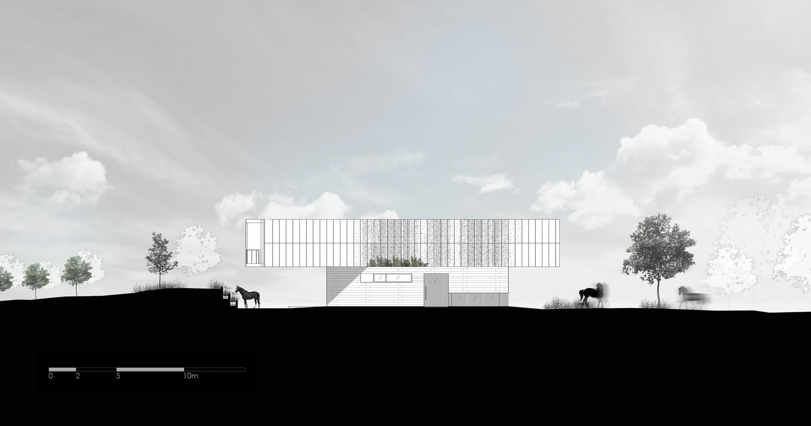 秘鲁北部沙漠中的马厩别墅-53