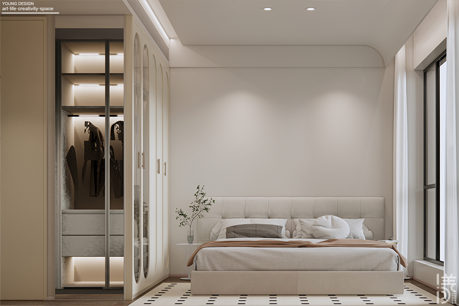 奶油风独居设计丨深圳漾空间设计有限公司-38