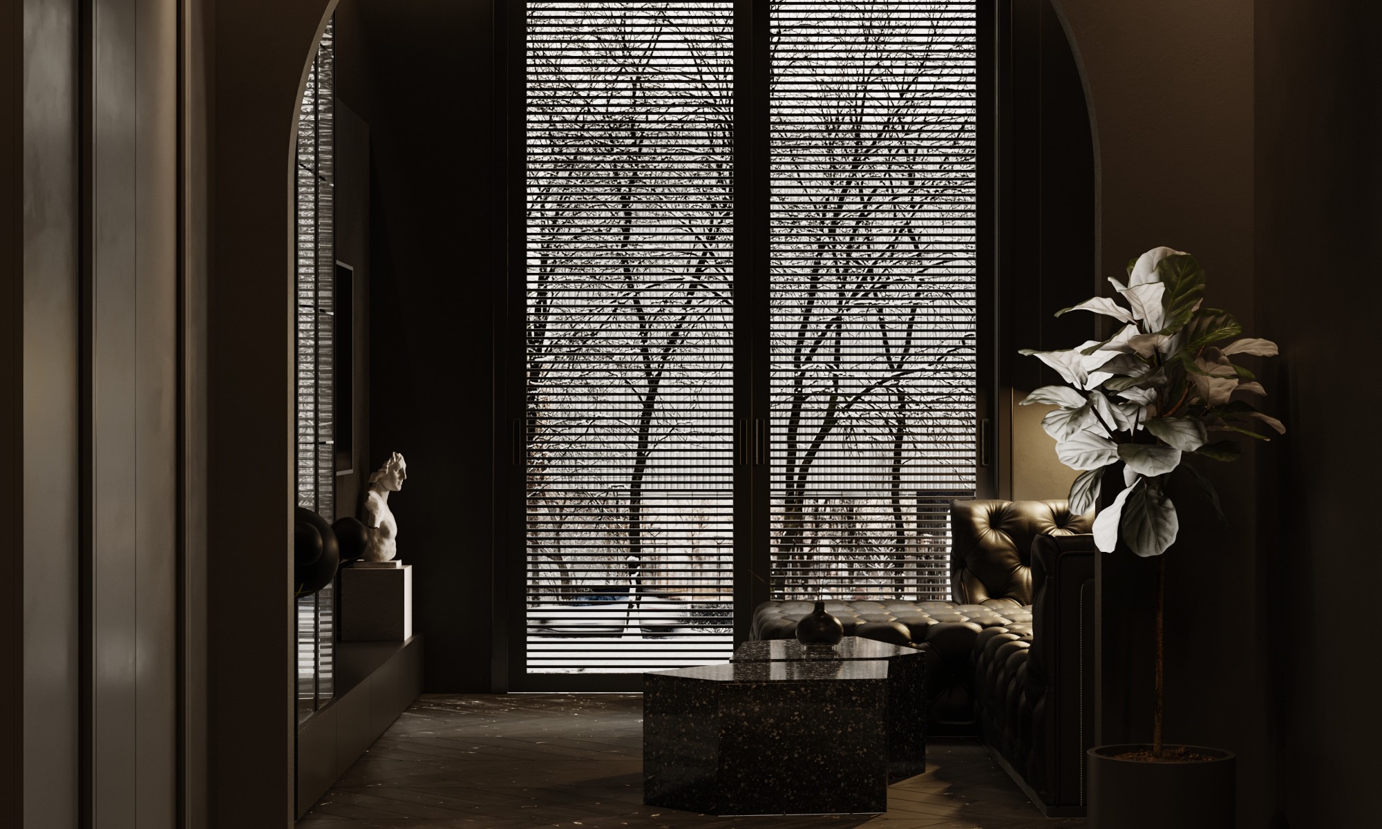 70平 高级灰现代住宅设计！-10