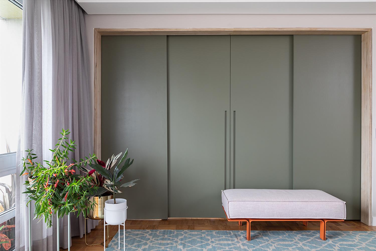 巴西 Apartamento Consolação | 木质美感与设计巧思的完美结合-8