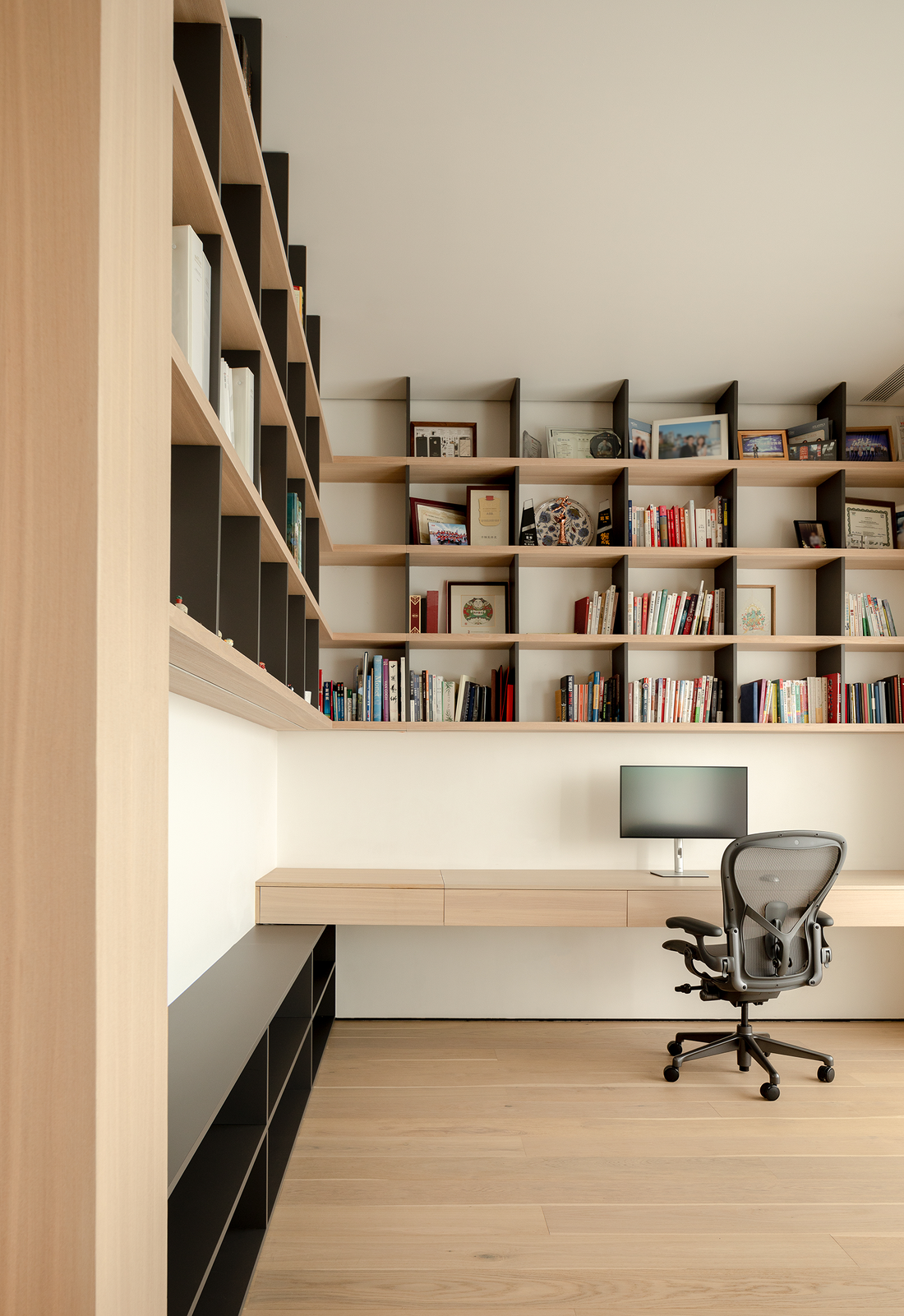 黄浦江边顶层复式丨中国黄浦丨木梵设计-48