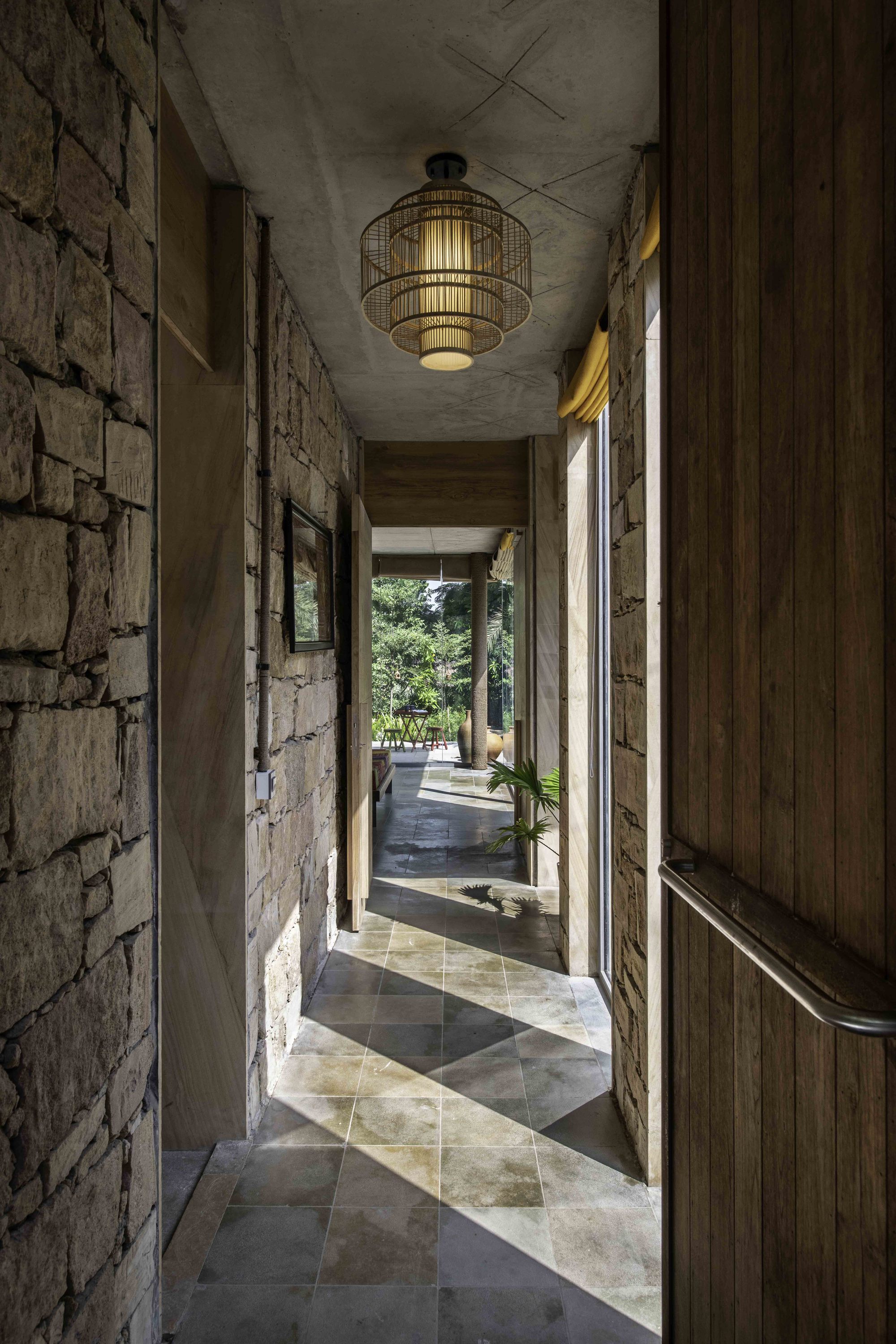 石头屋丨印度丨The Grid Architects-21