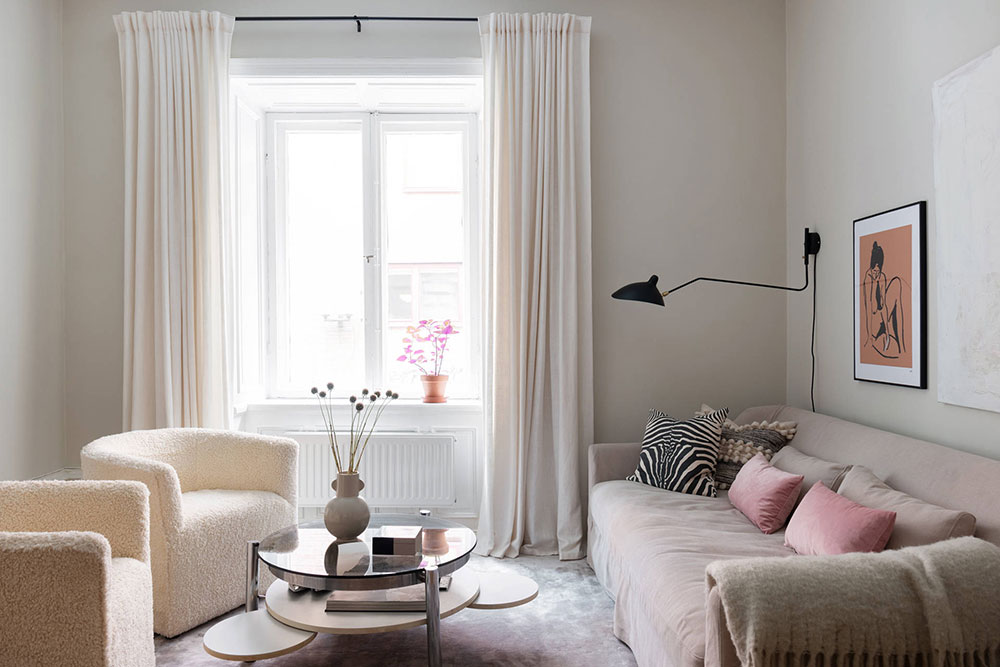 斯德哥尔摩 34 平米精致女性公寓设计-3
