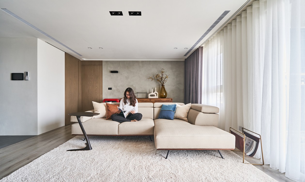 简约设计的大平层，开放布局才是大户型标配！-4