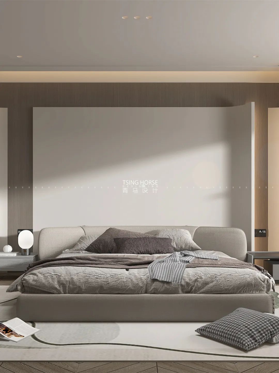 龙湖源著 350㎡现代简约生活空间丨王清玉设计团队-18