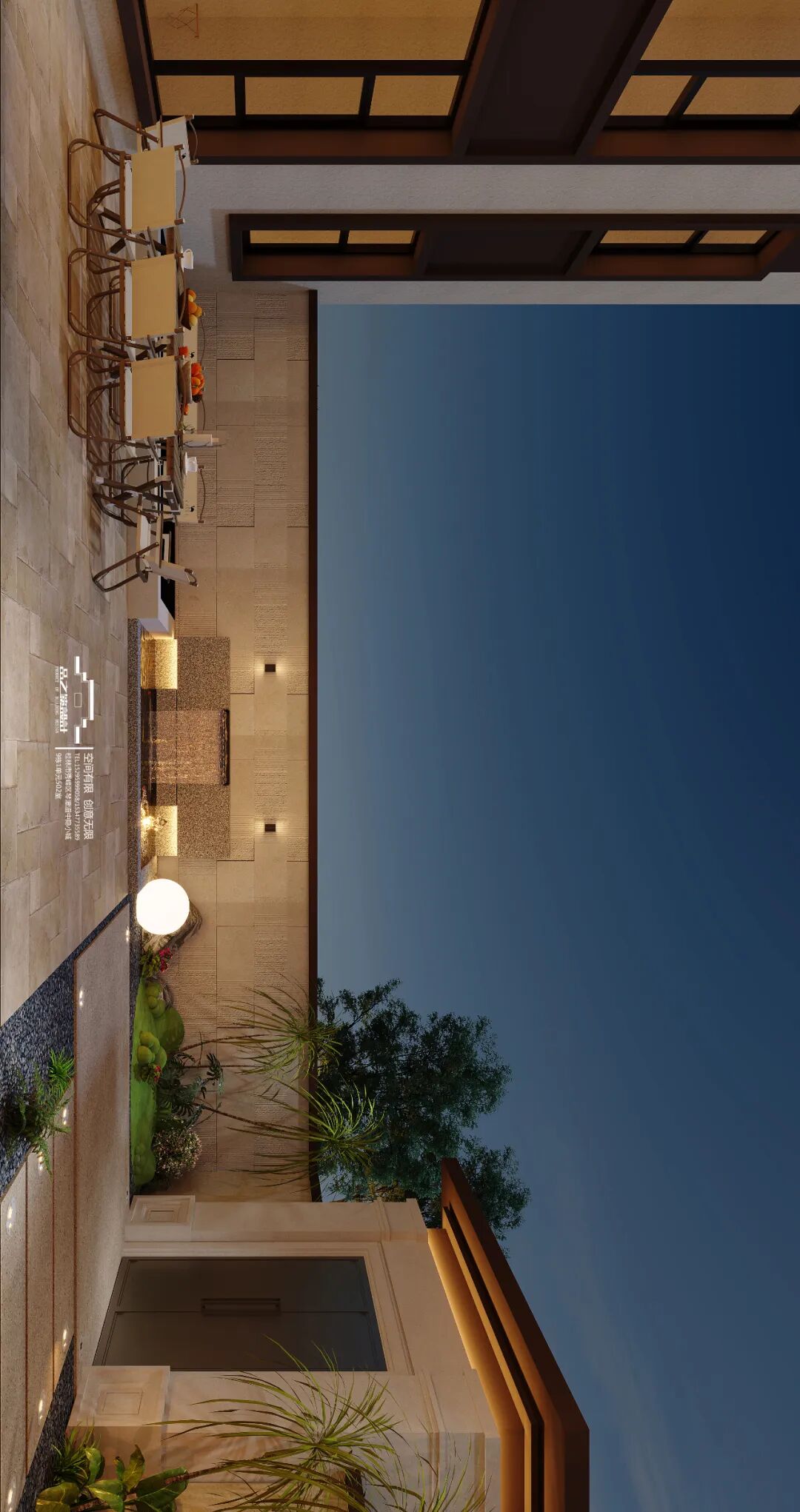 江山樾别墅·暖到心里的美拉德色系丨中国桂林丨品之筑设计-14