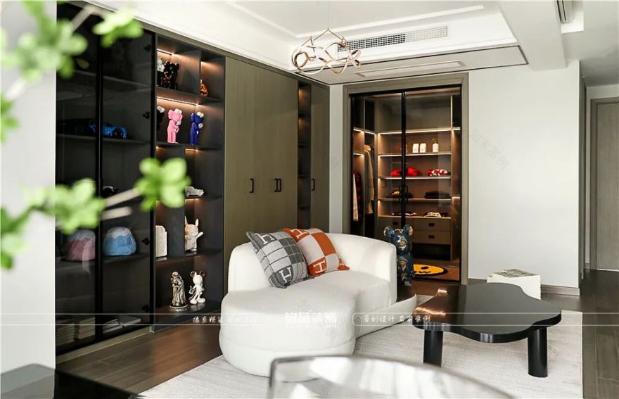 现代轻奢大跃层丨铭品装饰-45