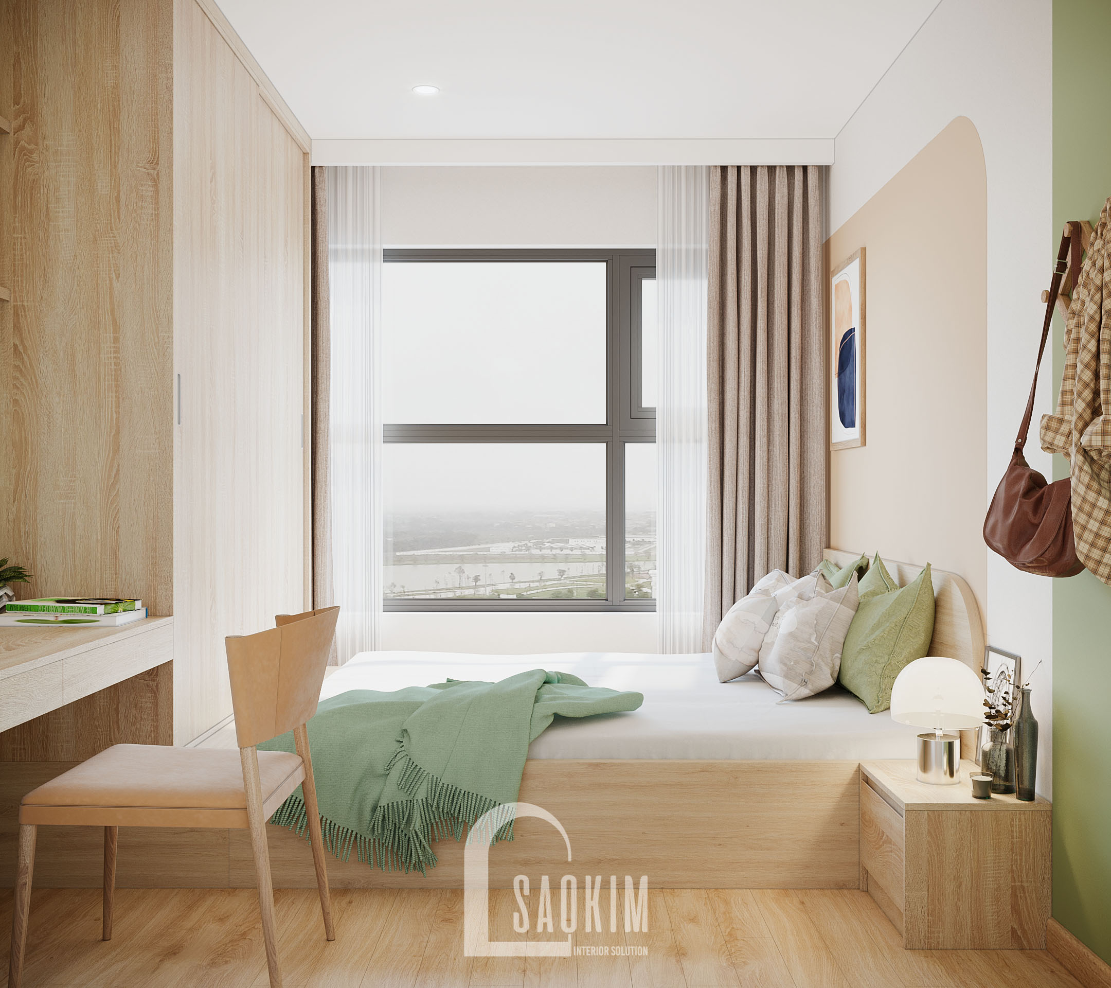 Vinhomes Smart City 公寓丨越南河内丨Sao Kim 室内设计公司-14