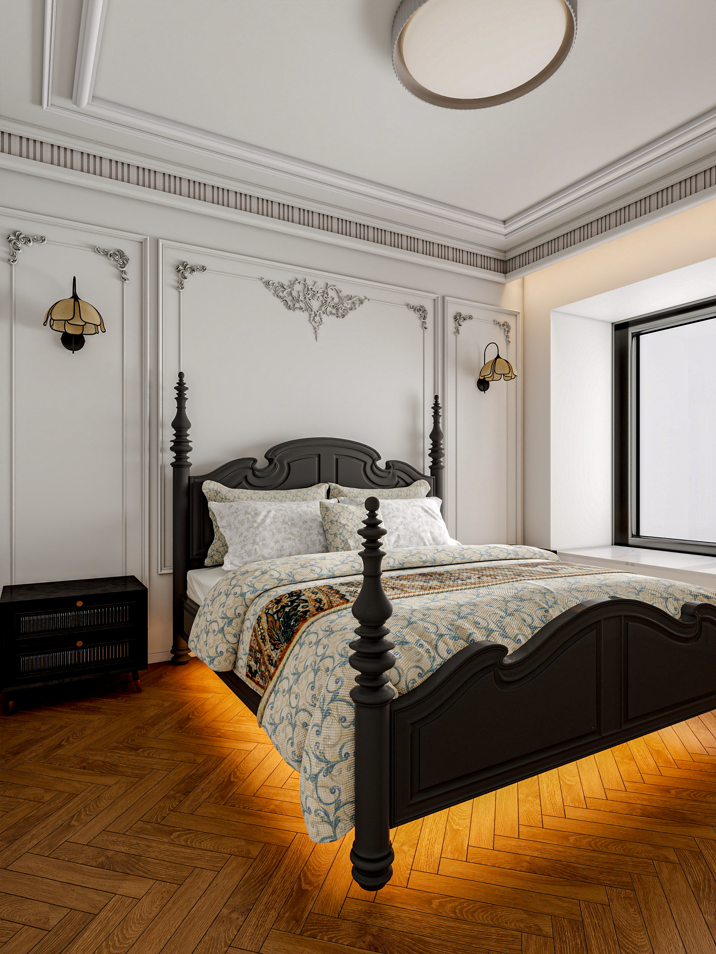 四川成都人居都市阳光（245平方简约法式顶跃六居室）-29