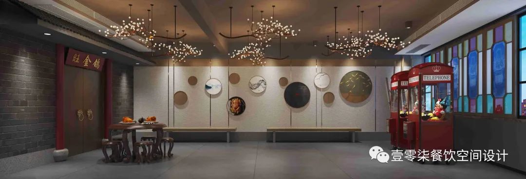旺金鸽餐饮集团现代中式粤菜餐厅设计丨中国广州丨广州壹零柒餐饮设计公司-13