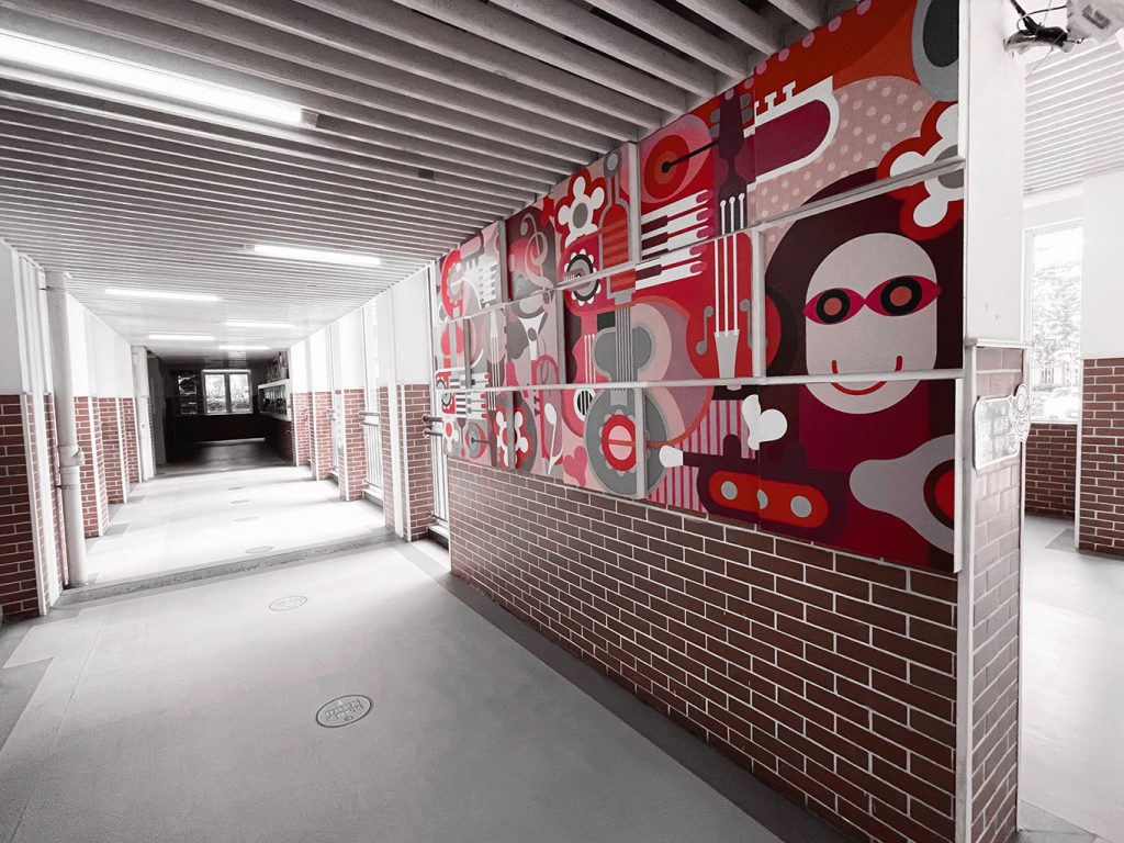 曹行小学主教学楼入口大厅改造丨中国上海-15