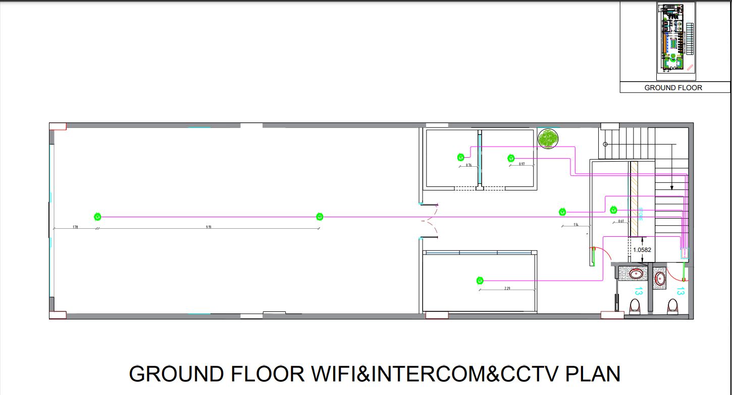 shop drawing for BEAUTY SALON-20