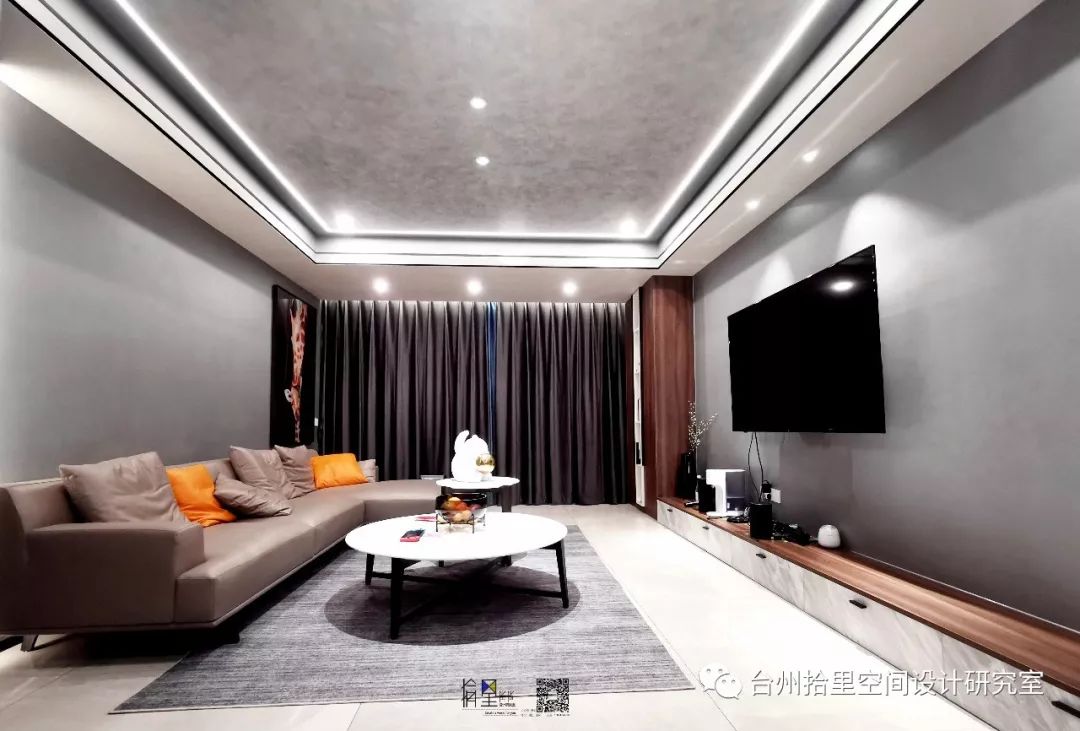 现代简约摩卡之家,台州玉环华鸿嘉园住宅设计-42