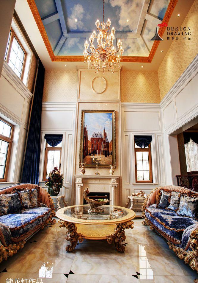 北京西山林语别墅欧式风格设计-2