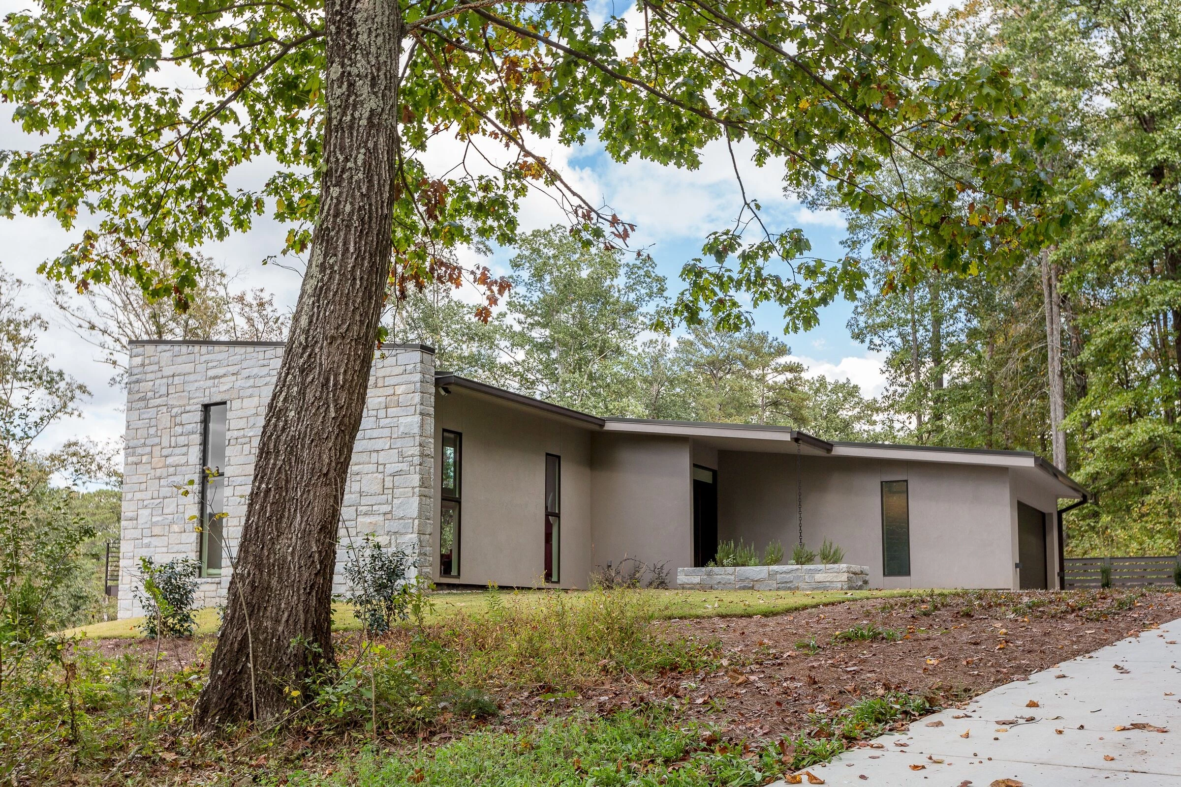 避树而建，节能环保的私人住宅-14