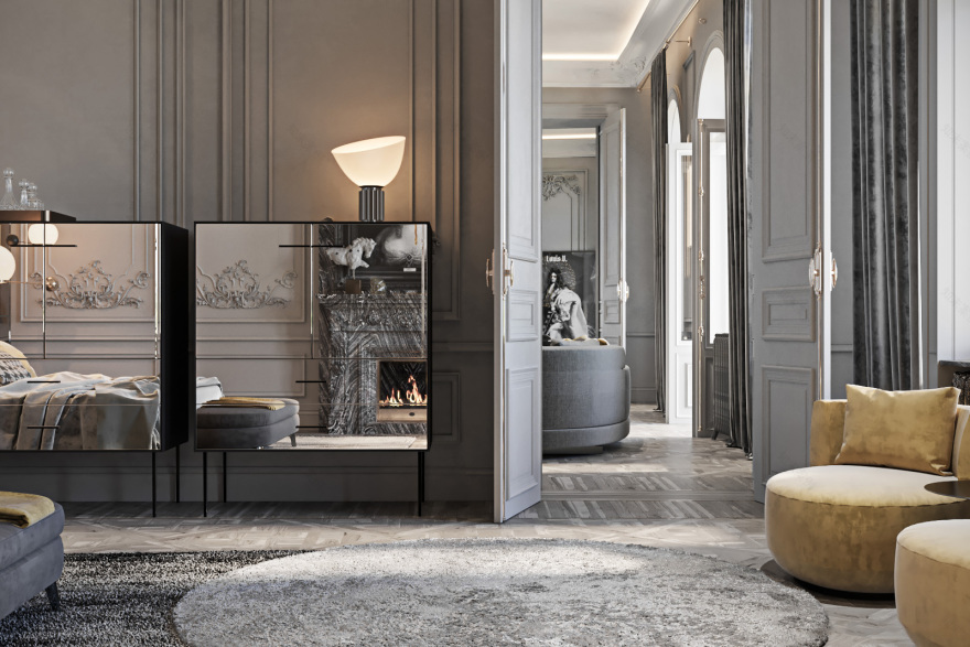 巴黎住宅设计丨法国巴黎-37