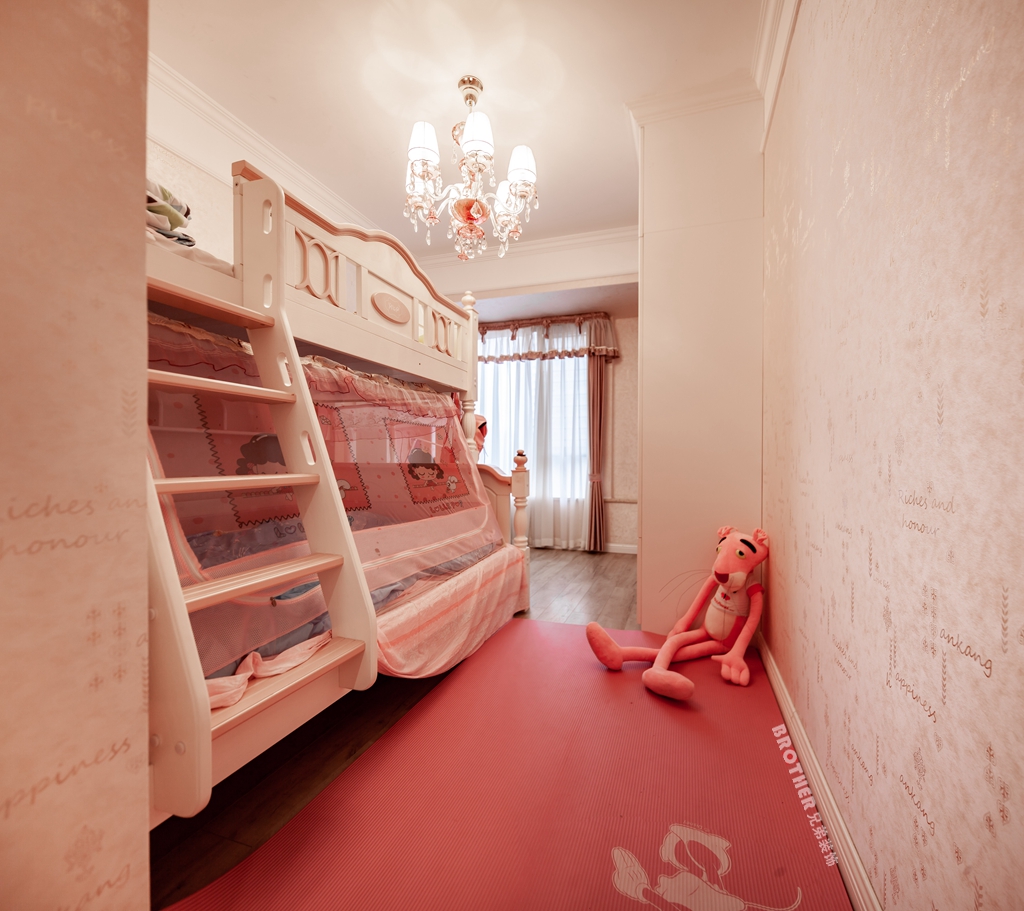 新鸥鹏教育城 104㎡欧式风格装修设计-18