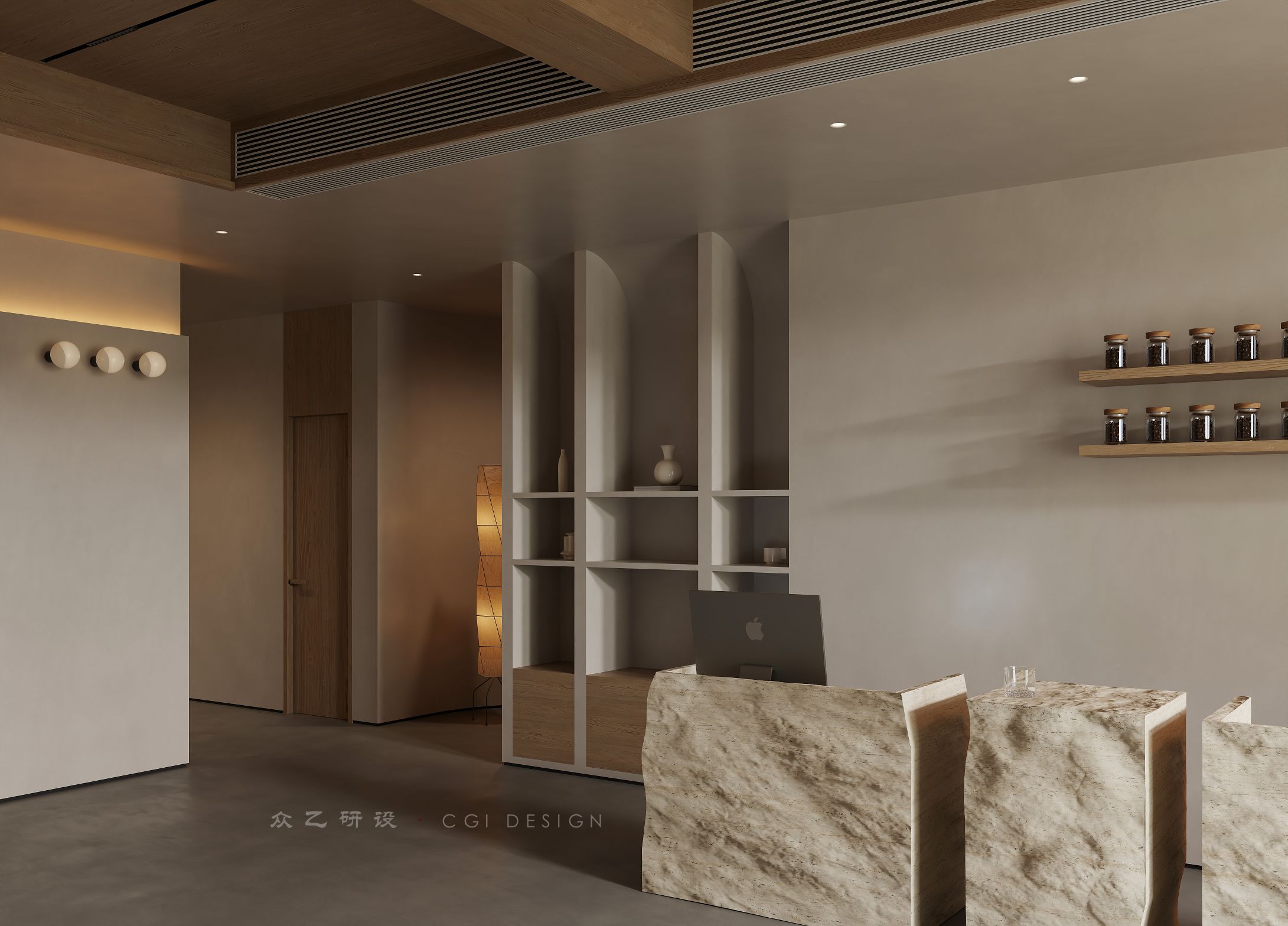 感受下瑜设计团队的民宿大堂-4