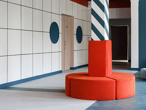 莫斯科1535中学走廊与食堂空间改造设计丨俄罗斯莫斯科丨Мия Карлова（米亚·卡尔洛娃）-18