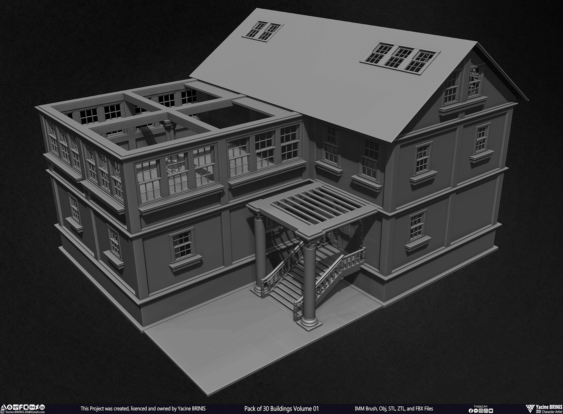 30 座建筑模型包丨Yacine BRINIS-48