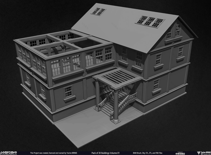 30 座建筑模型包丨Yacine BRINIS-48