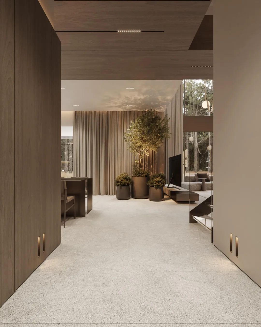 现代极简乡村别墅设计丨Yevhen Zahorodnii-12