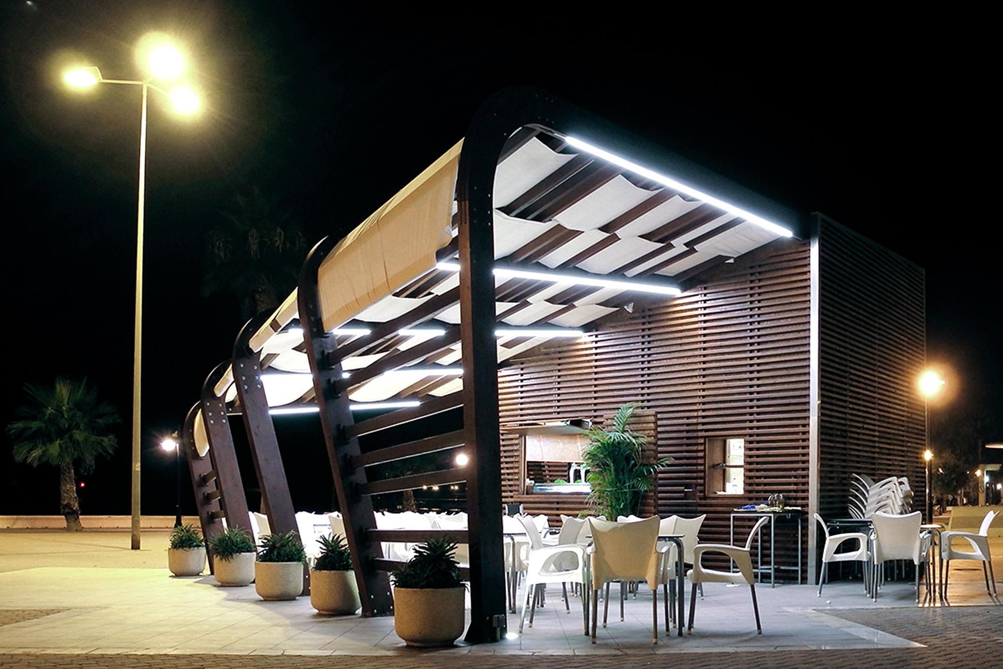 拉莫拉加海滨小餐馆丨EXarchitects-19