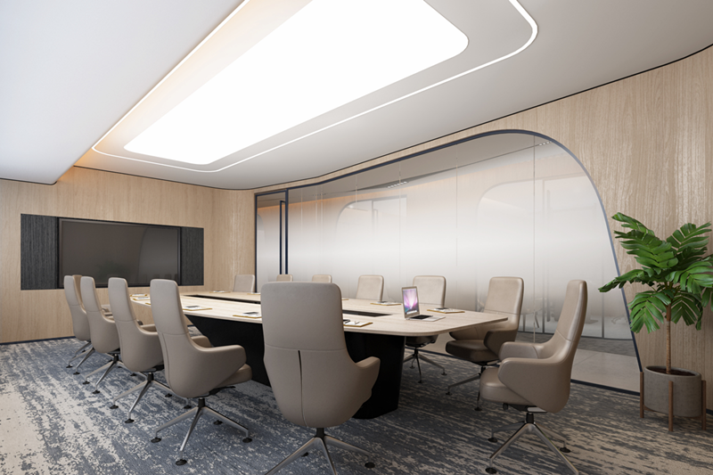 西安科技类企业办公室装修丨中国西安-4