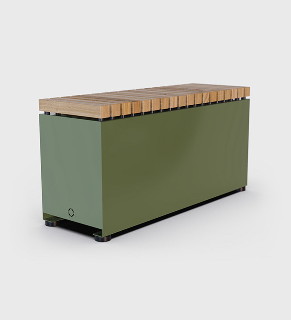 BROK 户外长椅和花盆-8